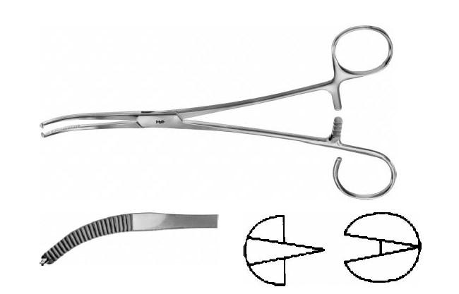 МІКУЛІЧ АРТЕР. ЗАТИСКАЧ 1X2ЗУБ. ВИГН. 185MM